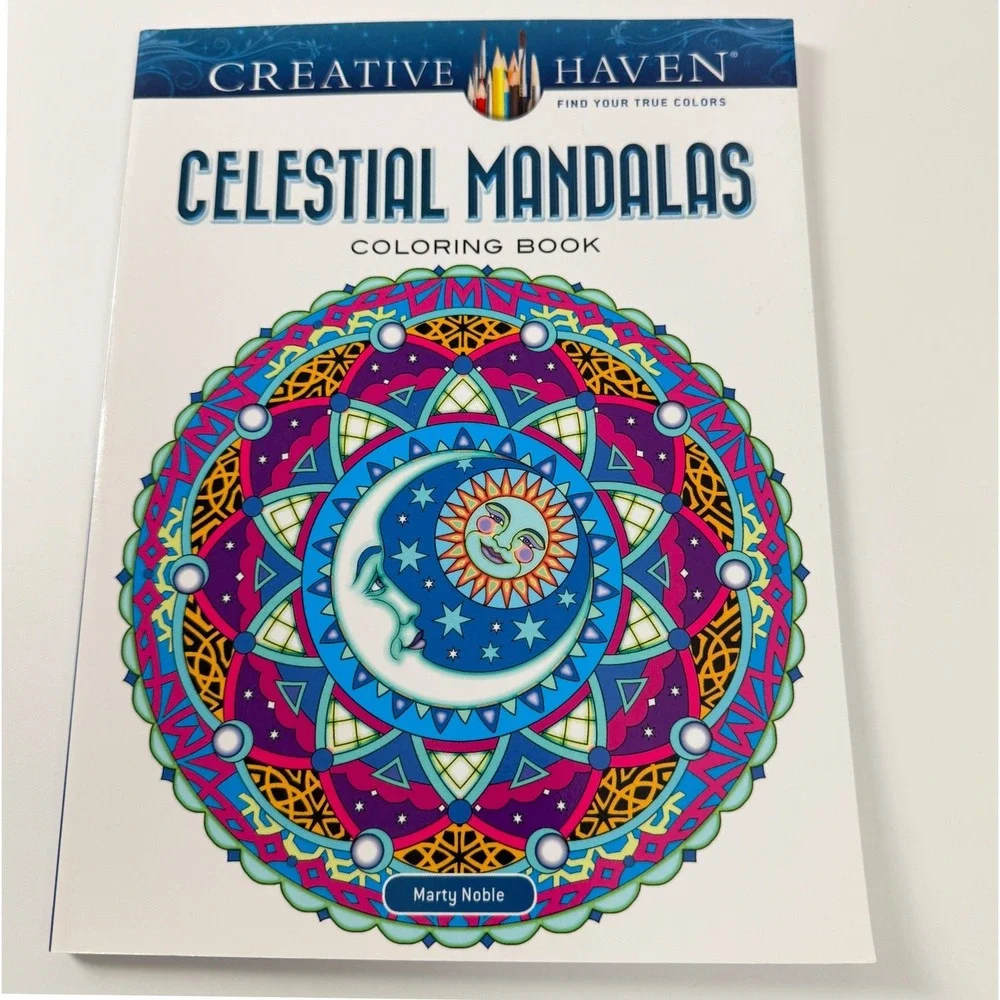 Lot‎ of 3 Adult Coloring Books Starry Skies Celestial Mandalas
